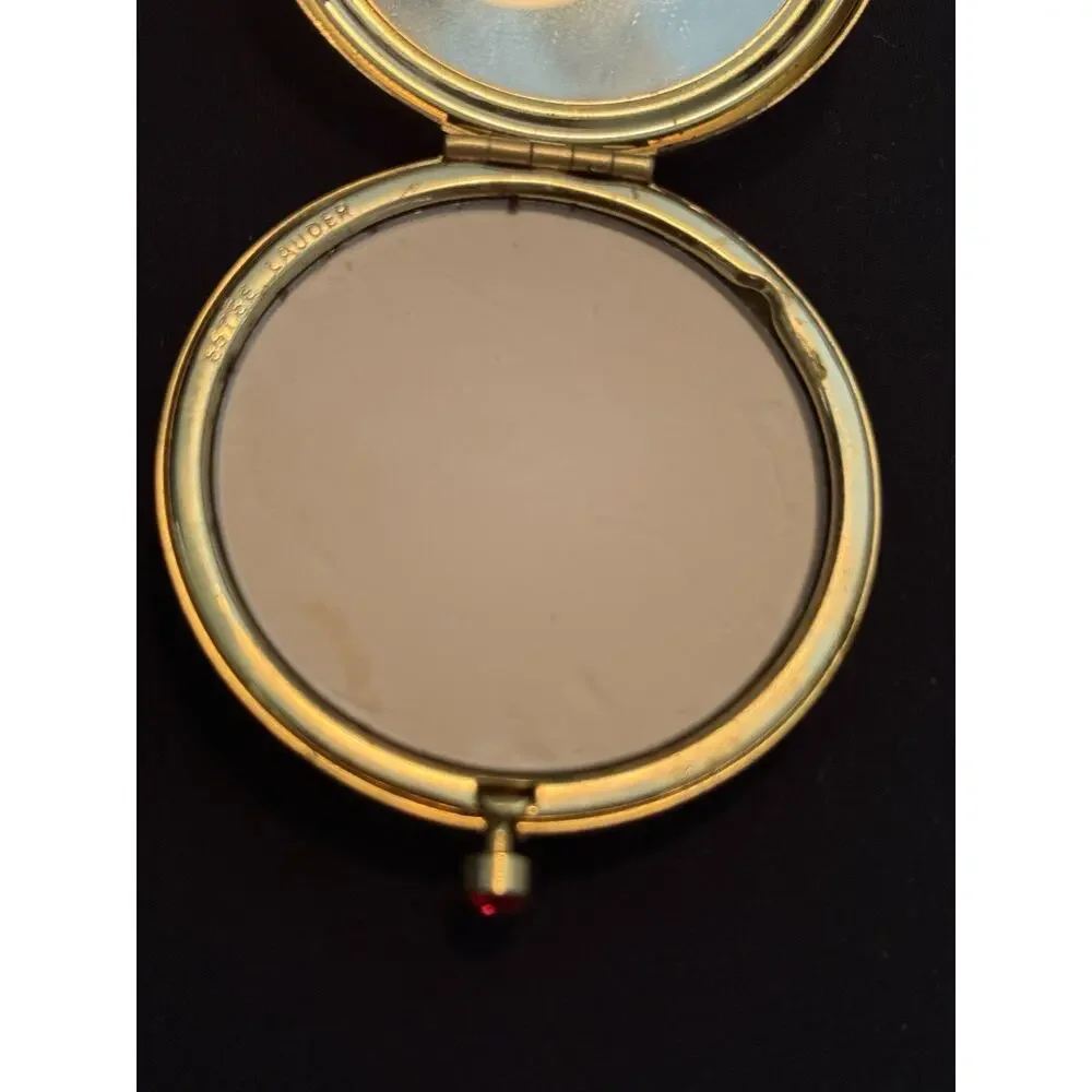 Vintage Estee Lauder July Angel Compact Lucidity Translucent Pressed Powder